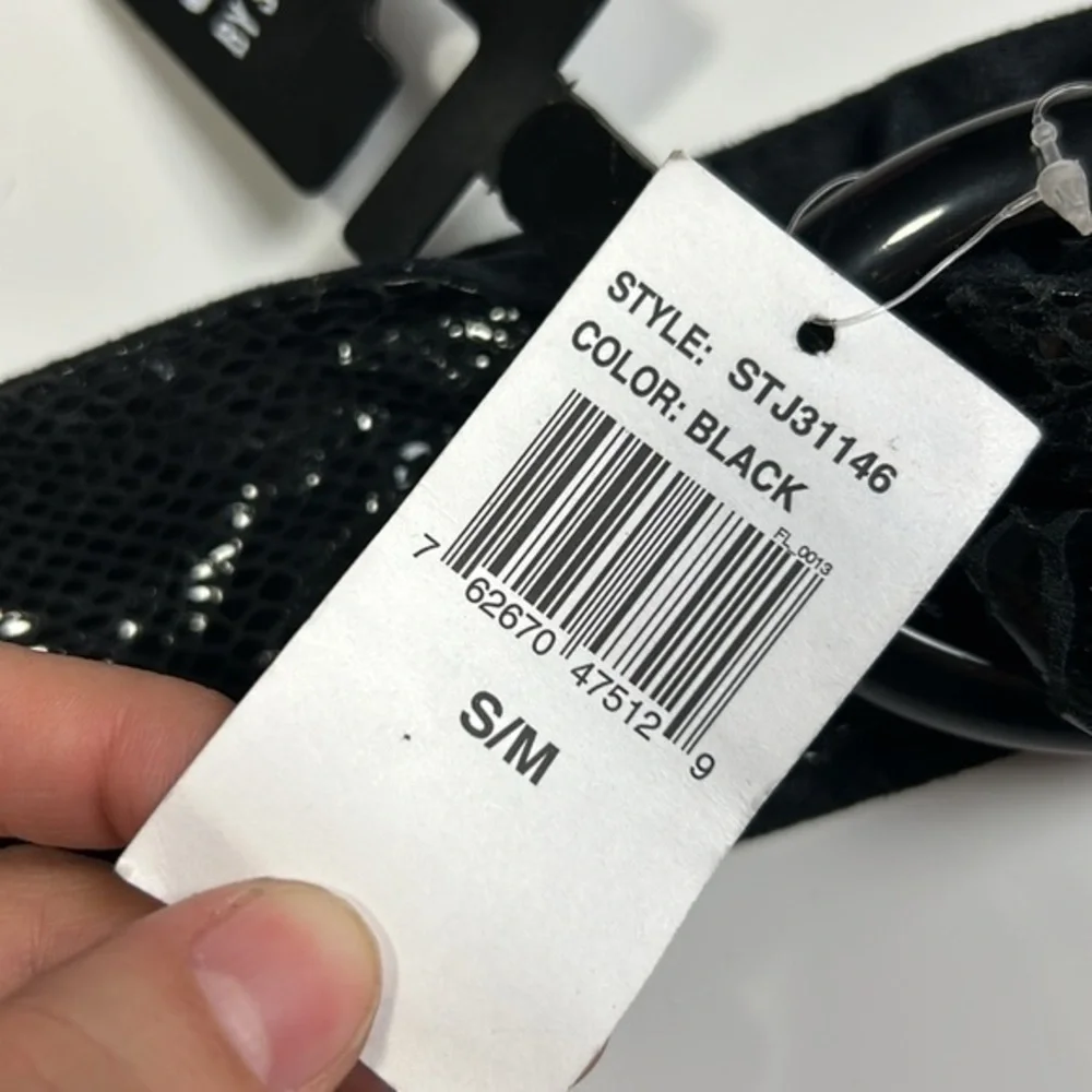 Steven by Steve Madden black wide waist belt‎ sz S/M